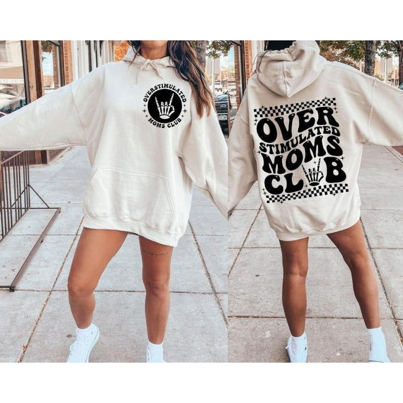 Overstimulated Moms Club Shirt, overstimulated Shirt, overstimulated mom Shirt, overstimulated mom Shirt, anxiety Shirt,...
