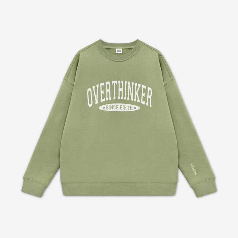 Overthinker Since Birth Crewneck Sweatshirt DRG, T-Shirts, Hoodie | HypeDripTees.com
