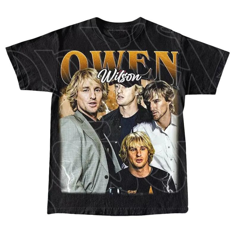 Owen Wilson Vintage T-Shirt, Gift For Fans, Movie Fan Shirt, Movie Shirt Hoodie, Sweatshirt | HypeDripTees.com