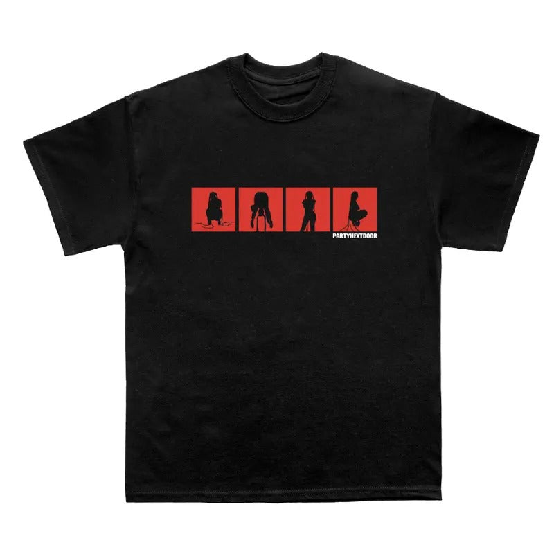PARTYNEXTDOOR 4 Black Logo T-shirt Classic Cotton Hoodie, Sweatshirt | HypeDripTees.com
