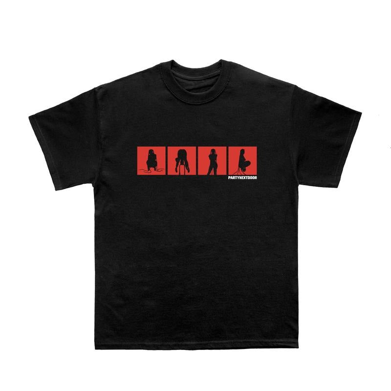 PARTYNEXTDOOR 4 Black Logo T-shirt Hoodie, Sweatshirt | HypeDripTees.com