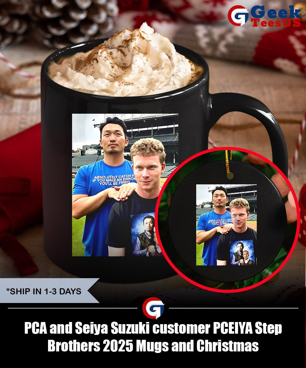 PCA and Seiya Suzuki customer PCEIYA Step Brothers 2025 shirt