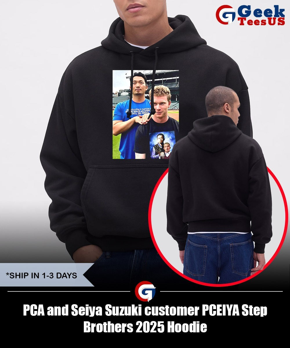 PCA and Seiya Suzuki customer PCEIYA Step Brothers 2025 shirt