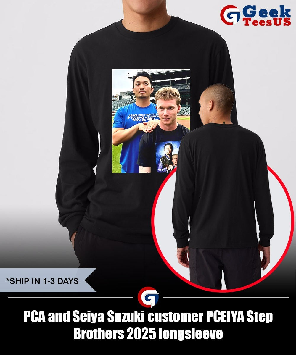 PCA and Seiya Suzuki customer PCEIYA Step Brothers 2025 shirt