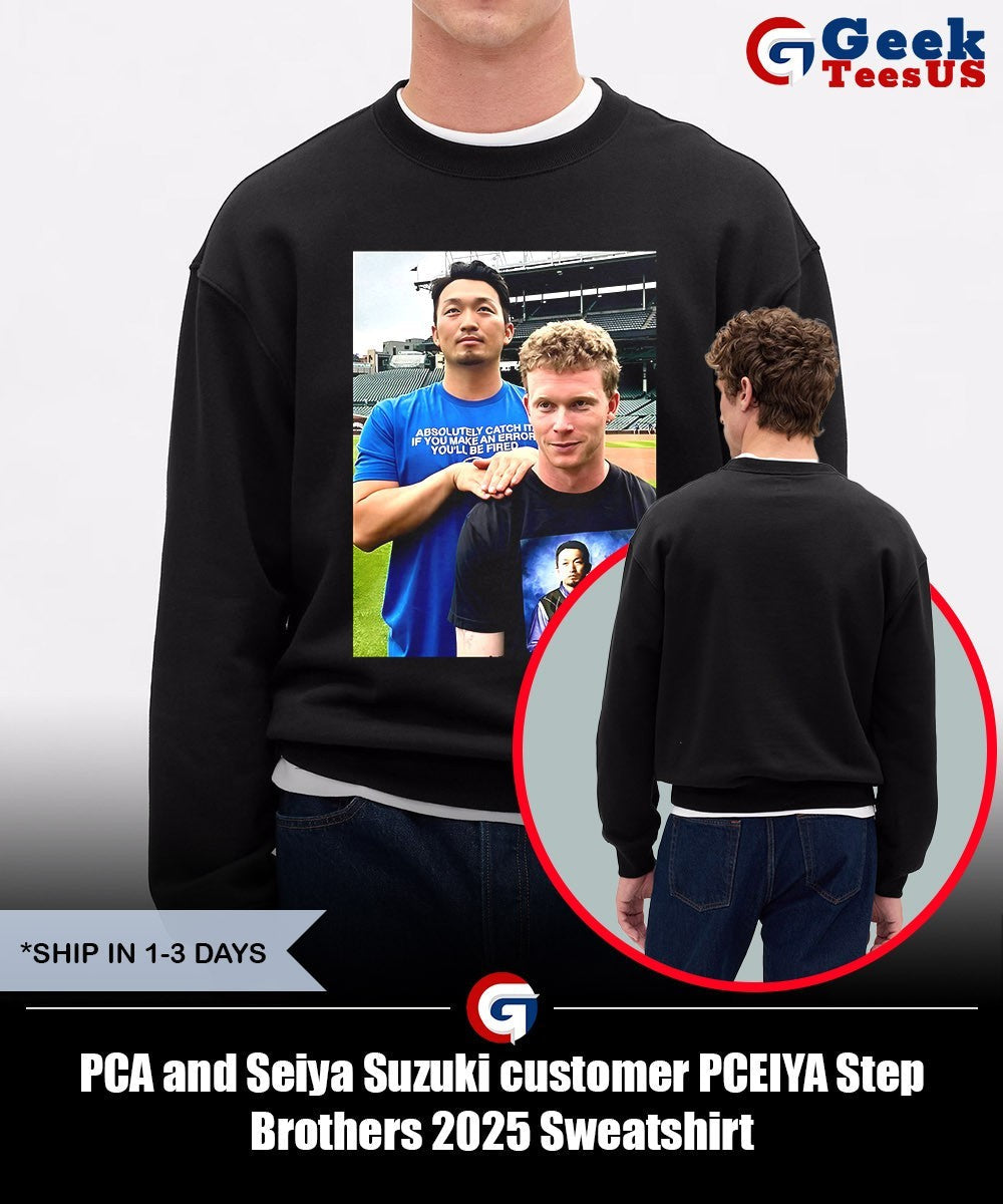 PCA and Seiya Suzuki customer PCEIYA Step Brothers 2025 shirt