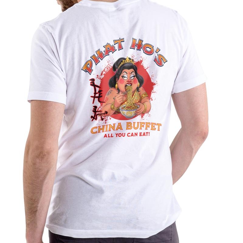 PHAT HO'S CHINA BUFFET, T Shirt, Unisex Cotton graphic T Shirt Hoodie, Sweatshirt | HypeDripTees.com