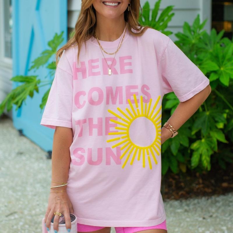 PUFF 'Here Comes The Sun' T-Shirt Hoodie, Sweatshirt | HypeDripTees.com