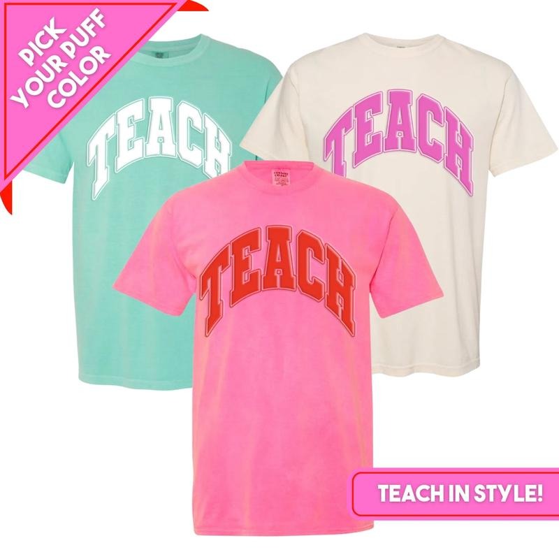 PUFF 'Teach' T-Shirt Hoodie, Sweatshirt | HypeDripTees.com