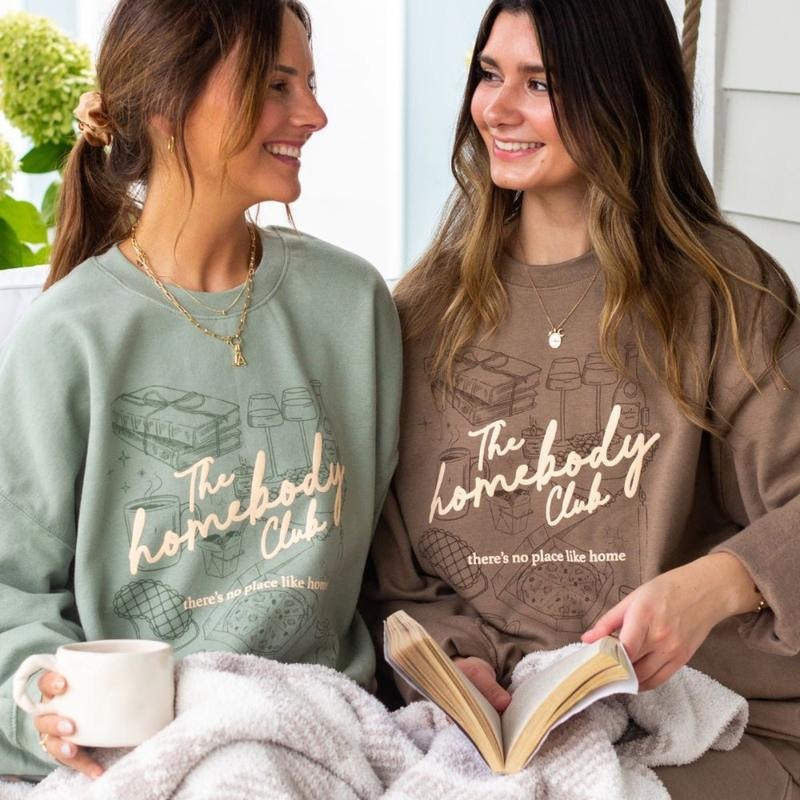 PUFF 'The Homebody Club' Sweatshirt T-Shirts, Hoodie | HypeDripTees.com