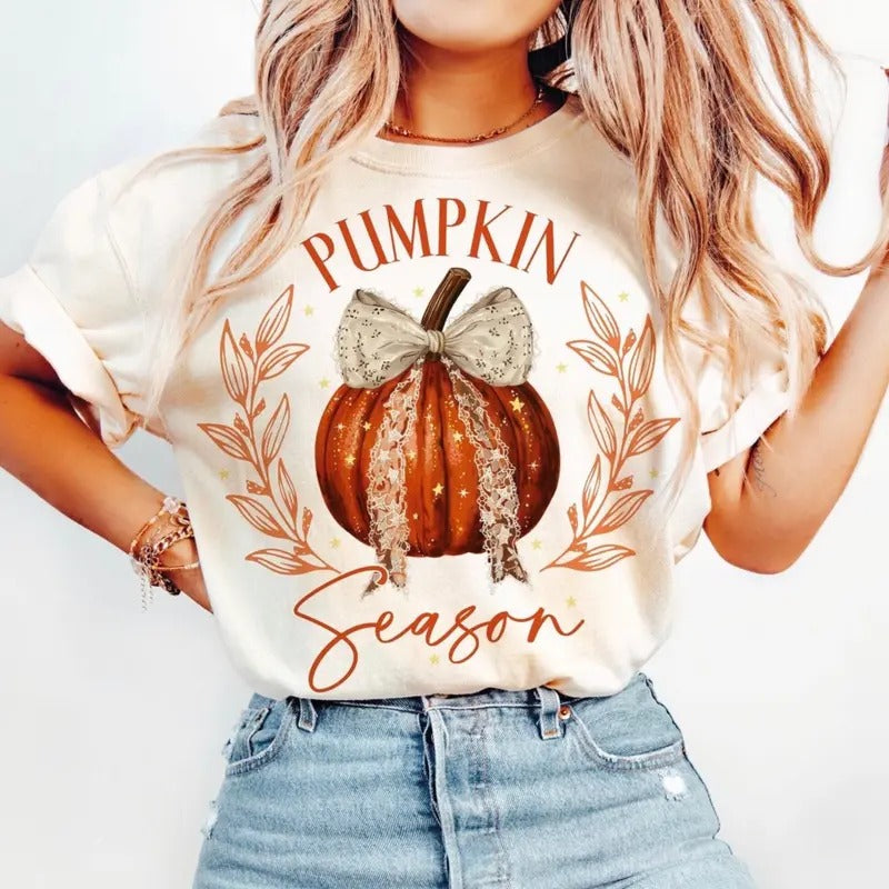 PUMPKIN Fall Comfort Colors Tshirt Hoodie, Sweatshirt | HypeDripTees.com