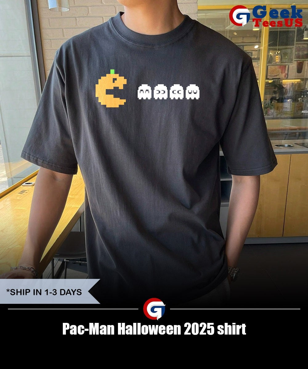 Pac-Man Halloween 2025 shirt