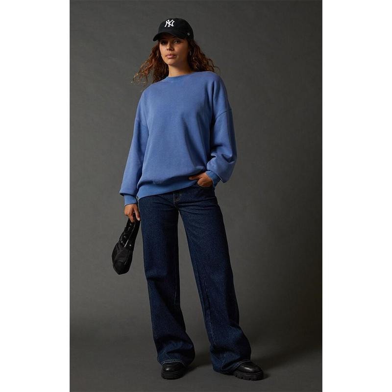 Pacsun Women's Core Crew Neck Sweatshirt T-Shirts, Hoodie | HypeDripTees.com