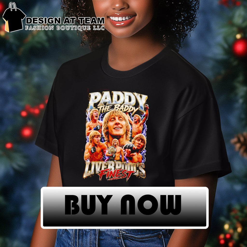 Paddy The Baddy Pimblett Liverpool’s Finest MMA graphic shirt