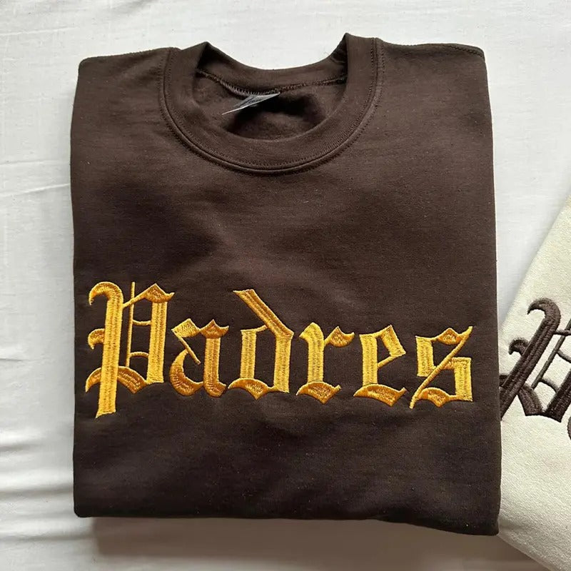Padres Embroidered Padres Baseball Team T-Shirts, Hoodie, Sweatshirt
