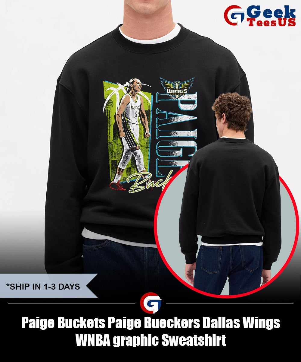 Paige Buckets Paige Bueckers Dallas Wings WNBA graphic shirt