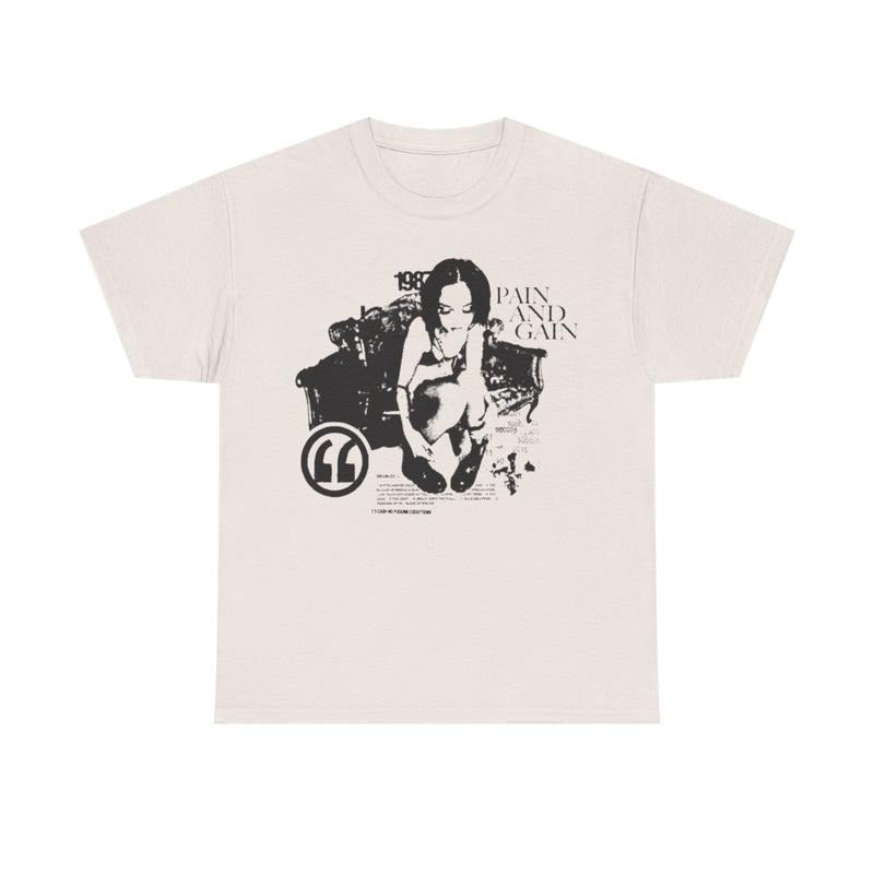 Pain Graphic Tee Hiphop Y2k Vibes Casual Classic Cotton Menswear Retro Shirt T-Shirt Top Vintage Comfy Streetwear Tshirt...