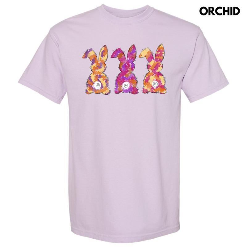 Painted Bunny Trio Comfort Colors T-Shirt 'NLB' Hoodie, Sweatshirt | HypeDripTees.com