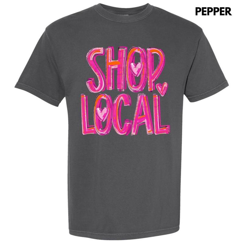 Painted Shop Local Comfort Colors T-Shirt Hoodie, Sweatshirt | HypeDripTees.com