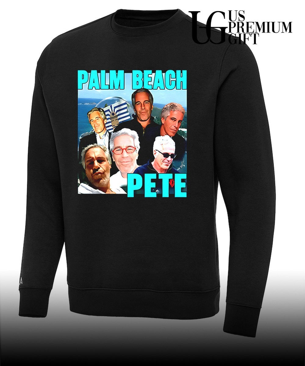 Palm Beach Pete Jeffrey Epstein meme parody shirt