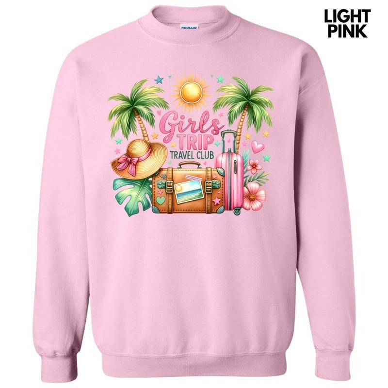 Palm Tree Girls Trip Sweatshirt 'NLB' T-Shirts, Hoodie | HypeDripTees.com