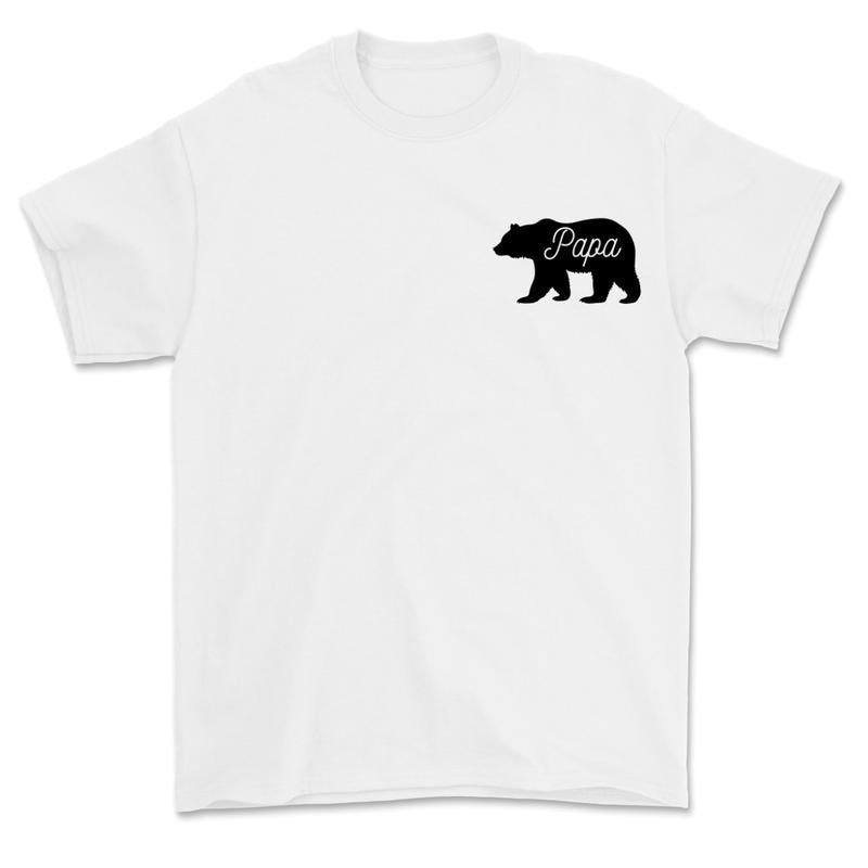 Papa Bear Funny T-shirts, Father Day T-shirt, Dad Gift, T-shirt For Men Hoodie, Sweatshirt | HypeDripTees.com