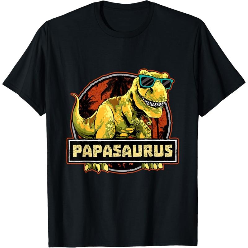 Papasaurus Dad T-Rex Dinosaur Birthday Matching T-Shirt Hoodie, Sweatshirt | HypeDripTees.com