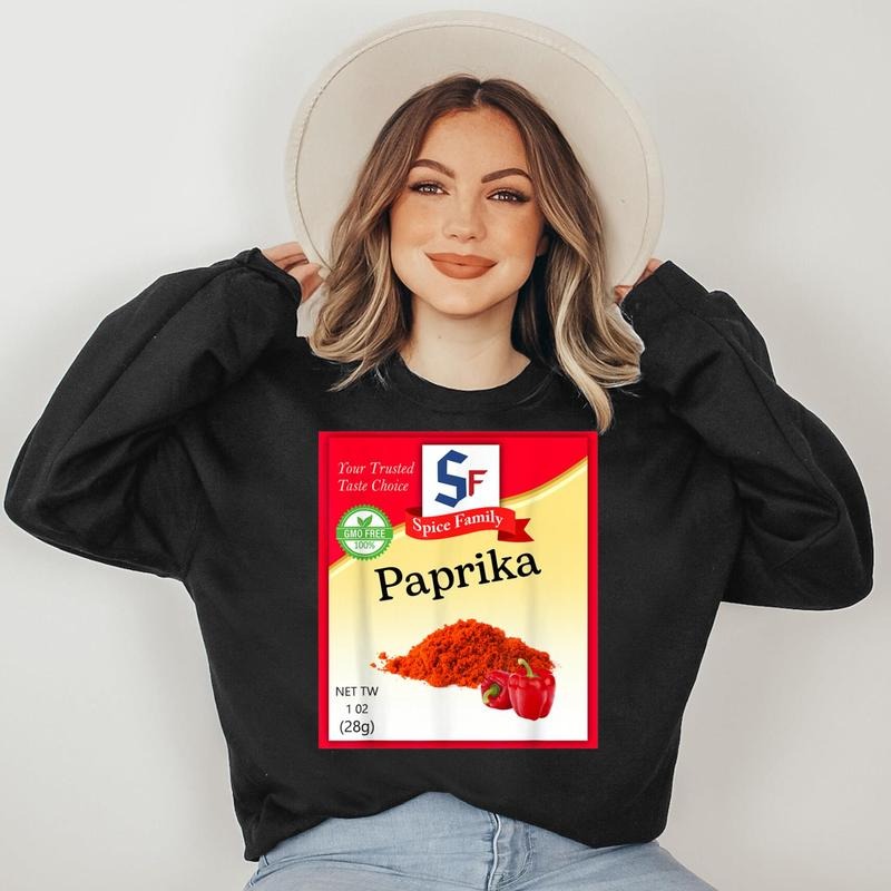 Paprika Condiment Costume Holiday Spice Group Costumes Sweatshirt Unisex T-Shirts, Hoodie | HypeDripTees.com