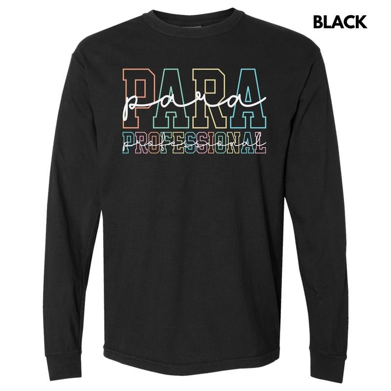 Para Professional Long Sleeve Comfort Colors T-Shirt 'NLB' Hoodie, Sweatshirt | HypeDripTees.com