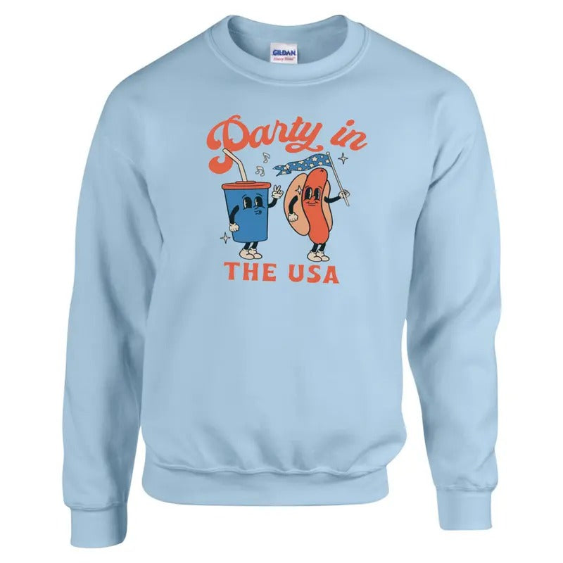 Party In The USA Sweatshirt T-Shirts, Hoodie | HypeDripTees.com