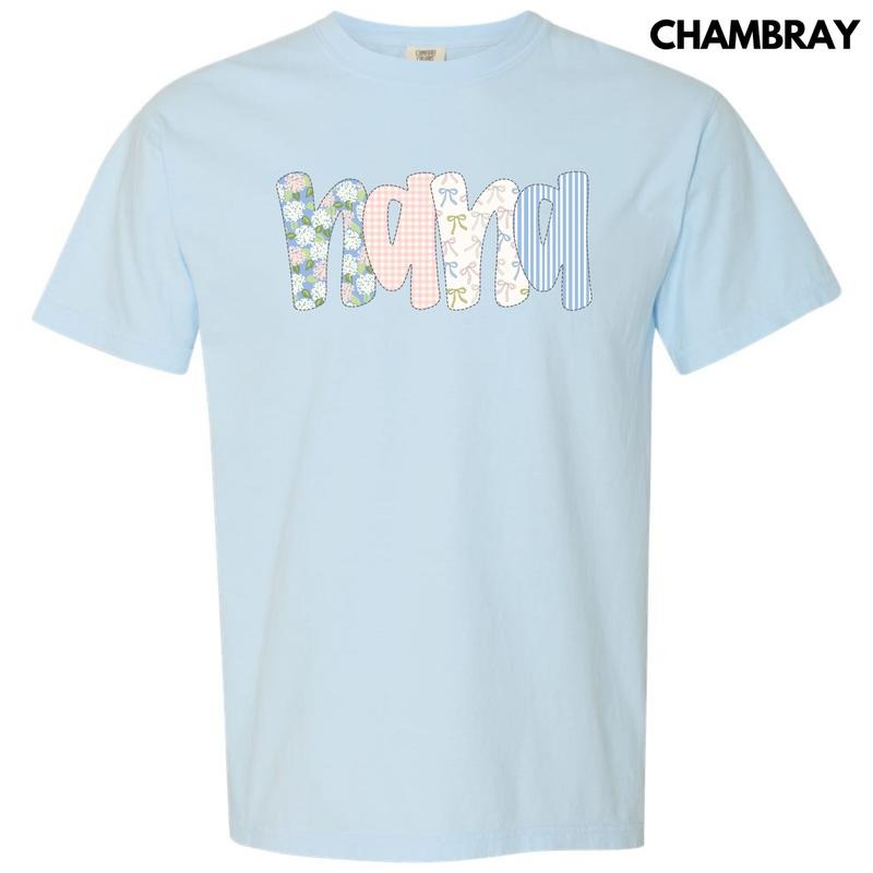 Pastel Nana Comfort Colors T-Shirt 'NLB' Hoodie, Sweatshirt | HypeDripTees.com