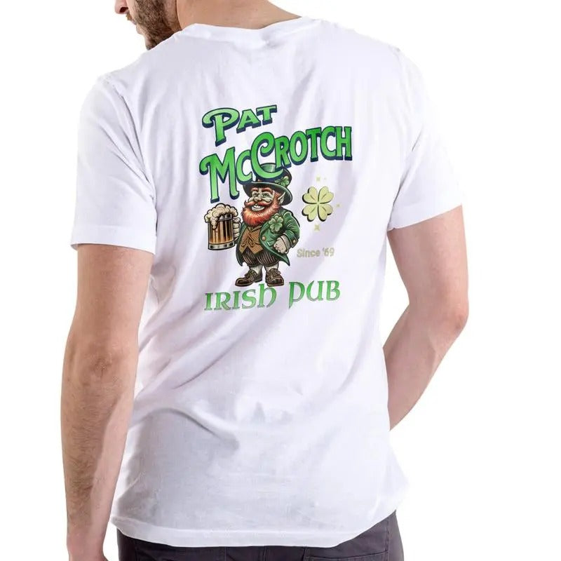 Pat McCrotch Irish Pub T Shirt, Unisex Cotton, cuteshirts, cute shirts Hoodie, Sweatshirt | HypeDripTees.com
