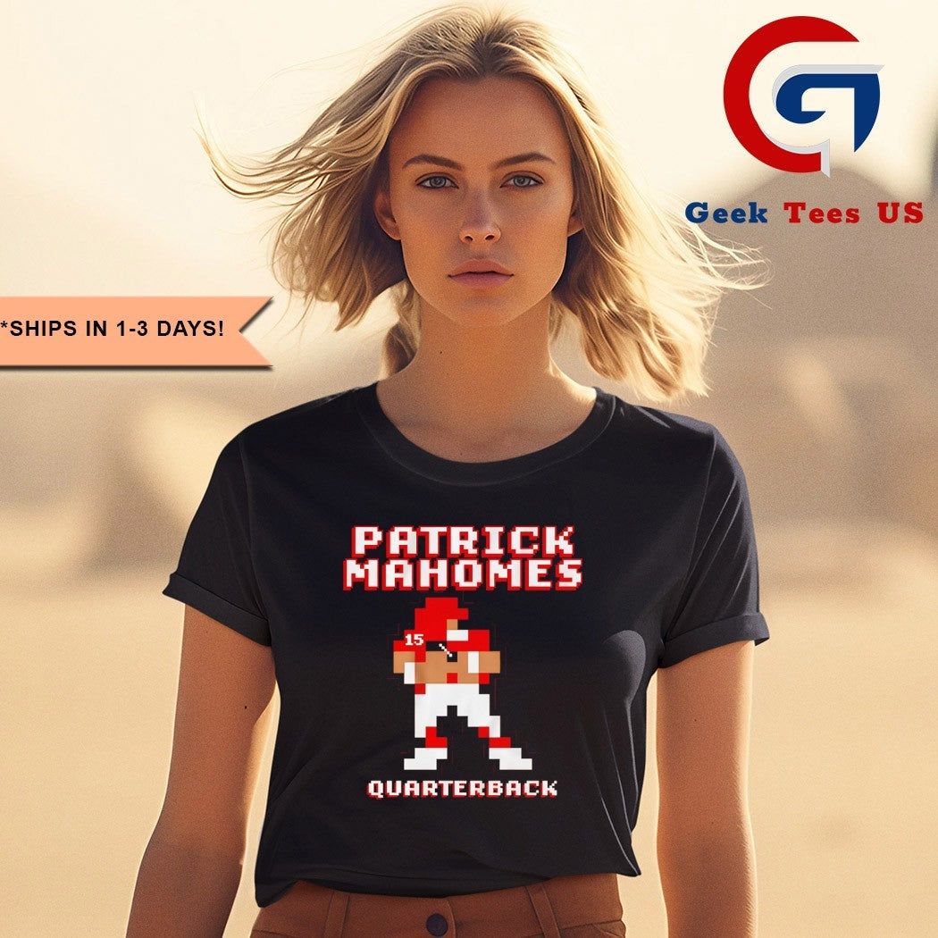 Patrick Mahomes Kansas City Chiefs football Quarterback 8 bit shirt