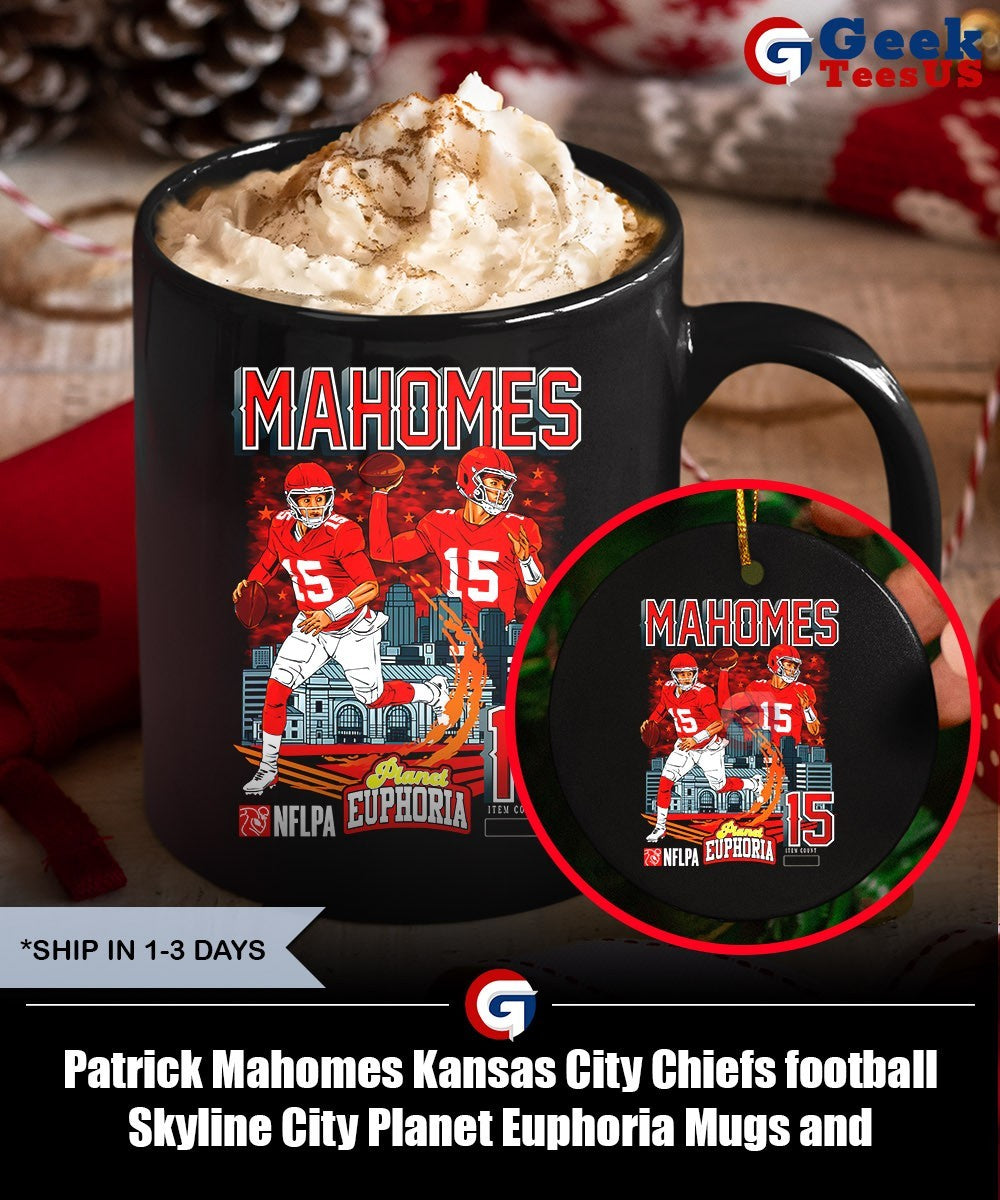 Patrick Mahomes Kansas City Chiefs football Skyline City Planet Euphoria shirt
