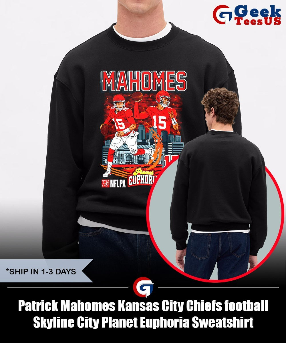 Patrick Mahomes Kansas City Chiefs football Skyline City Planet Euphoria shirt