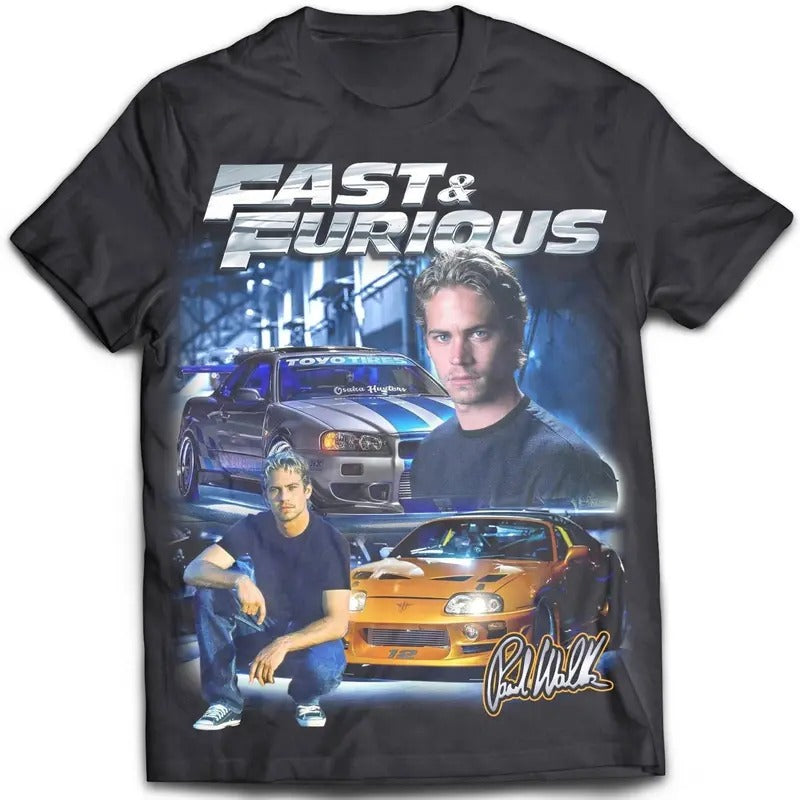 PauI WaIker VINTAGE Fast&Furious T-Shirt, Unisex, Street Racing Shirt, JDM Shirttt Hoodie, Sweatshirt | HypeDripTees.com