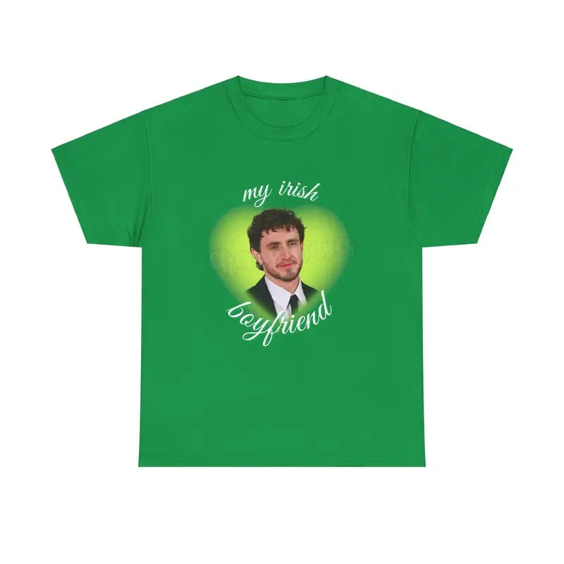 Paul Mescal I Love My Irish Boyfriend Unisex Heavy Cotton Tee funny shirt normal people Hoodie, Sweatshirt | HypeDripTees.com