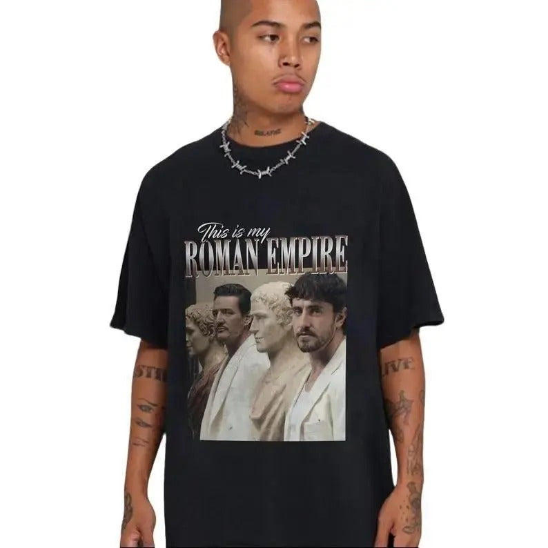 Paul Mescal and Pedro Pascal This Is My Roman Empire Graphic Tshirt Hoodie, Sweatshirt | HypeDripTees.com