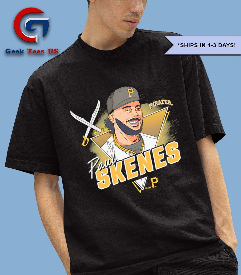 Paul Skenes big head Pittsburgh Pirates baseball player 2025 signature shirt