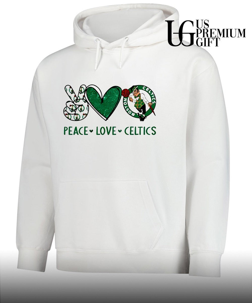 Peace Love Boston Celtics NBA shirt