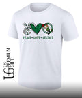 Peace Love Boston Celtics NBA shirt
