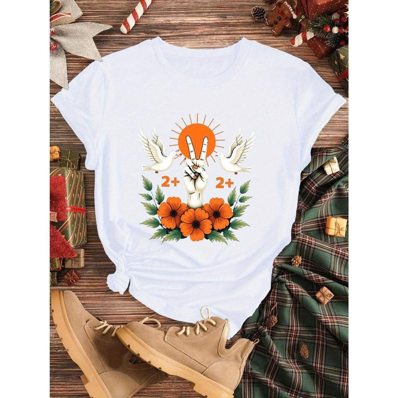 Peace Sign with Doves Women'S Comfit T-Shirt Hoodie, Sweatshirt | HypeDripTees.com