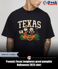 Peanuts Texas Longhorns great pumpkin Halloween 2025 shirt