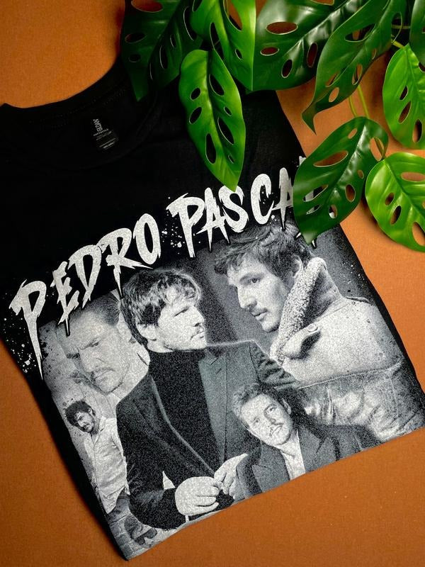 Pedro Pascal is Punk on black, soft unisex shirt. Hoodie, Sweatshirt | HypeDripTees.com