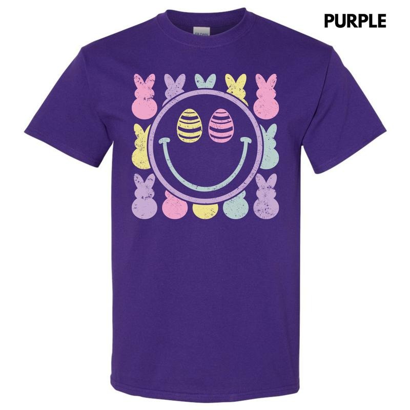 Peeps Happy Face Gildan Short Sleeve T-Shirt 'NLB' Hoodie, Sweatshirt | HypeDripTees.com