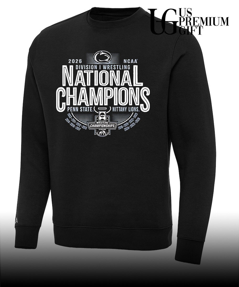 Penn State Nittany Lions 2026 NCAA Wrestling National Champions 14-Time T-shirt