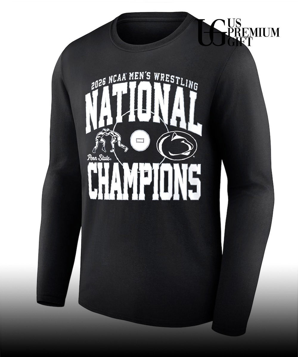 Penn State Nittany Lions 2026 NCAA Wrestling National Champions T-shirt