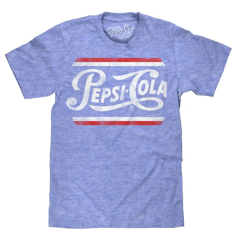 Pepsi Classic Script T-Shirt - Blue Hoodie, Sweatshirt | HypeDripTees.com