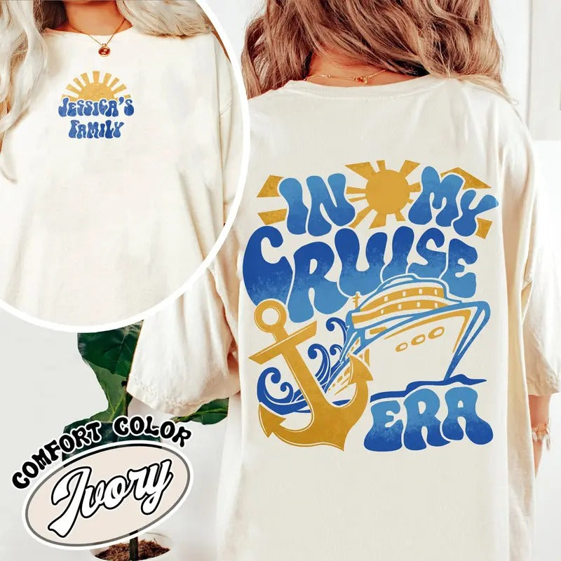 Personalize Family Cruise 2024, In My Cruise Era, Cruise Shirt First Cruise, Cruise Ship Matching Shirts, Custom Cruise...