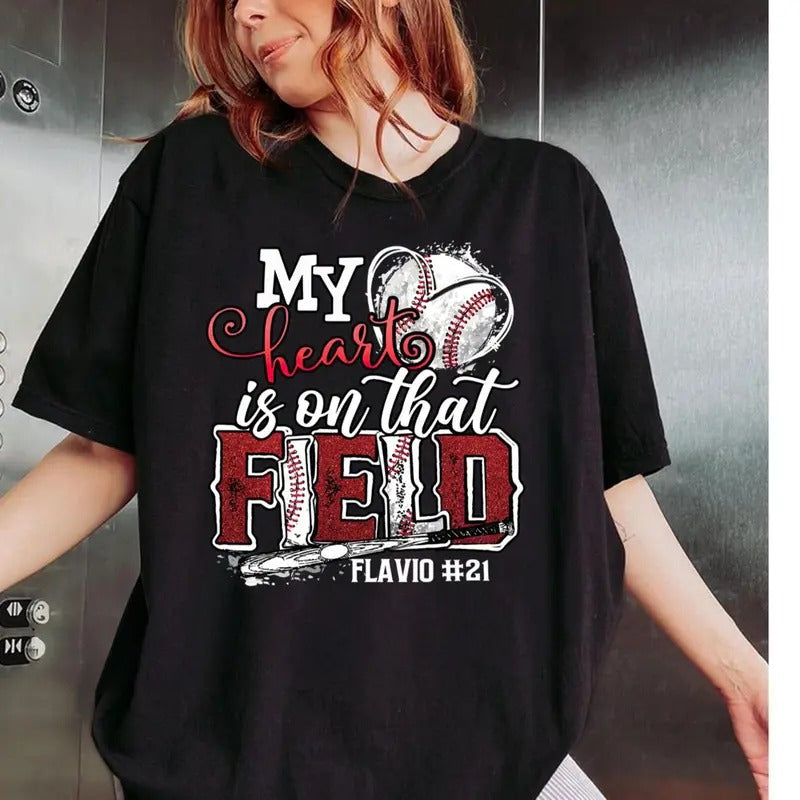 Personalized Baseball Mom Shirt, Baseball Mom, Game Day Shirt, Gift for Mom, Spo Hoodie, Sweatshirt | HypeDripTees.com