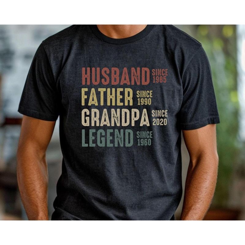 Personalized Legend Husband Dad Grandpa Shirt, Apparel For Grandpa, Best Shirt For Papa, Father's Day Gift, Birthday Gift...